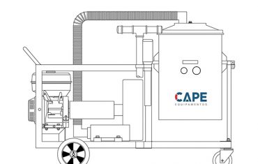 Aspirador Industrial de Pó Modelo CICLONE EH-100L GII GASOLINA