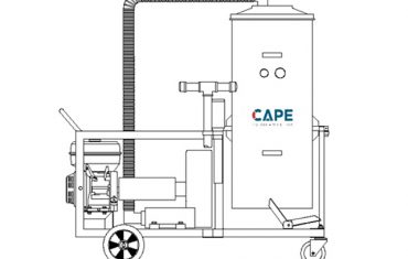 Aspirador Industrial de Pó Modelo CICLONE EH-200L GII GASOLINA