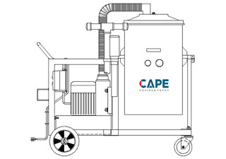 Aspirador Industrial de Pó Modelo CICLONE EH-150L GII