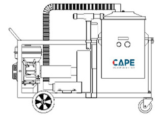 Aspirador Industrial de Pó Modelo CICLONE EH-150L GII GASOLINA