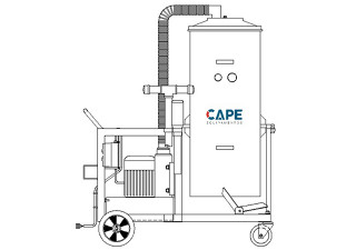 Aspirador Industrial de Pó Modelo CICLONE EH-200L GII
