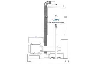 Aspirador Industrial de Pó Modelo CICLONE EH-70L GII SKID GASOLINA