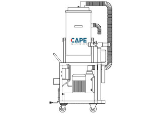 Aspirador Industrial de Pó Modelo CICLONE EV-70L GII