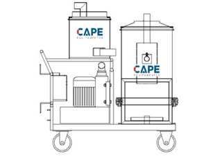 Aspirador Industrial de Pó Modelo CICLONE PH-100L GII ESPECIAL