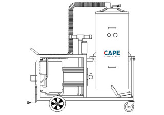 Aspirador Industrial de Pó Modelo FURACÃO EH-15-200L GII