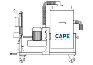 Aspirador Industrial de Pó Modelo MEGG EH-70L GII