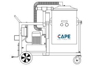 Aspirador Industrial de Pó Modelo TORNADO EH-100L GII