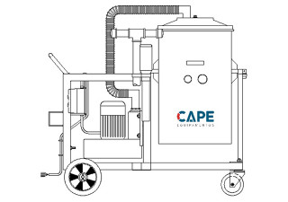 Aspirador Industrial de Pó Modelo TORNADO EH-150L GII