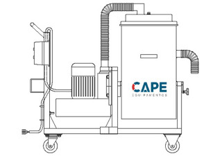 Aspirador Industrial de Pó Modelo TORNADO EH-70L GII