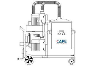 Aspirador Industrial de Pó Modelo ULTRA CICLONE EH-100L GII