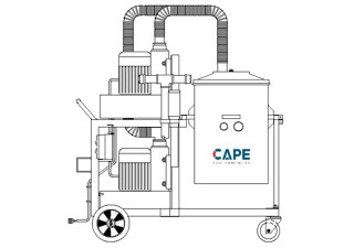 Aspirador Industrial de Pó Modelo ULTRA CICLONE EH-150L GII