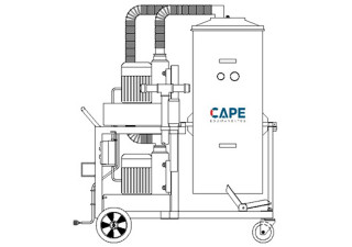 Aspirador Industrial de Pó Modelo ULTRA CICLONE EH-200L GII