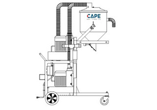 Aspirador Industrial de Pó Modelo ULTRA CICLONE EH-70L GII DESCARGA BIG BAG