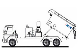 Aspirador Industrial Diesel Modelo ULTRA FURACÃO CP-D-130-15T-30-GII